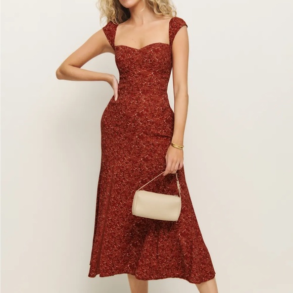 Reformation Bryson Dress in Roseanne *NEW*
